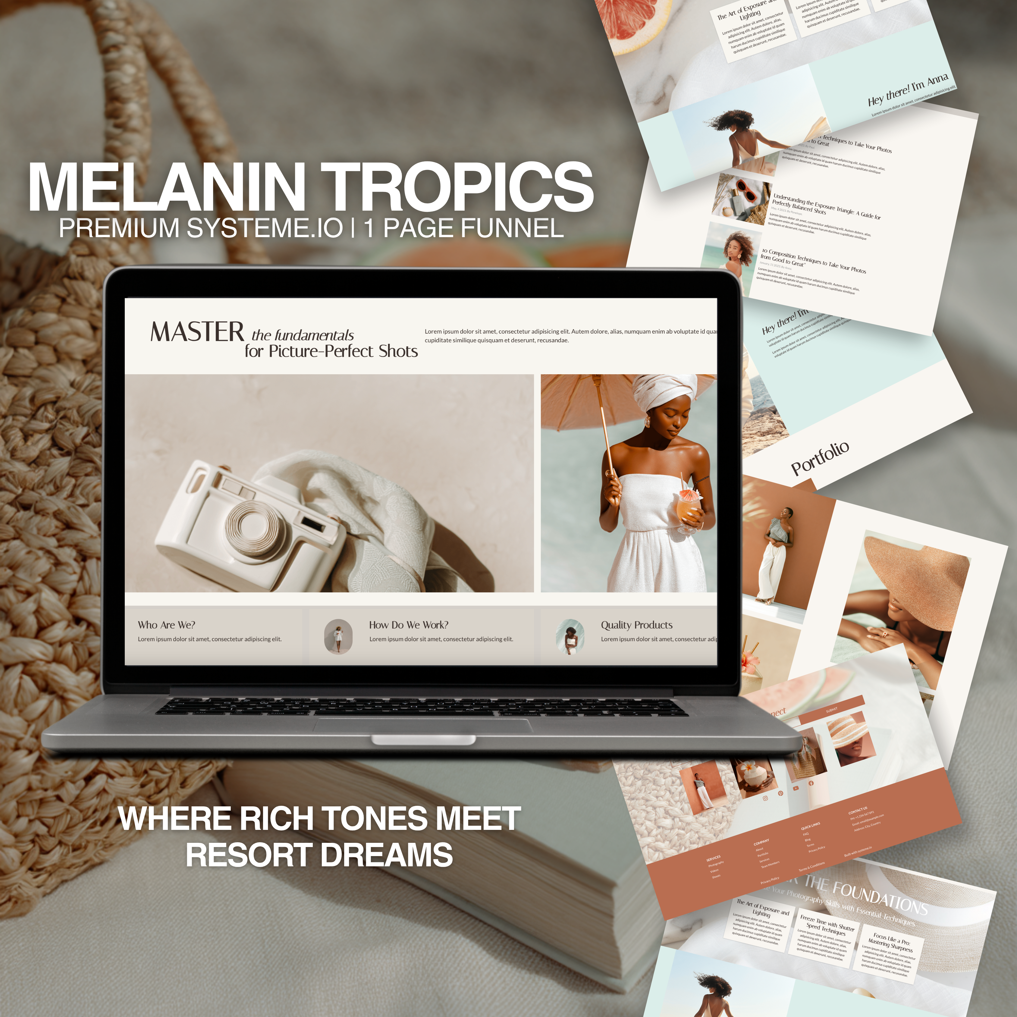 Melanin Tropics Systeme.io Funnel
