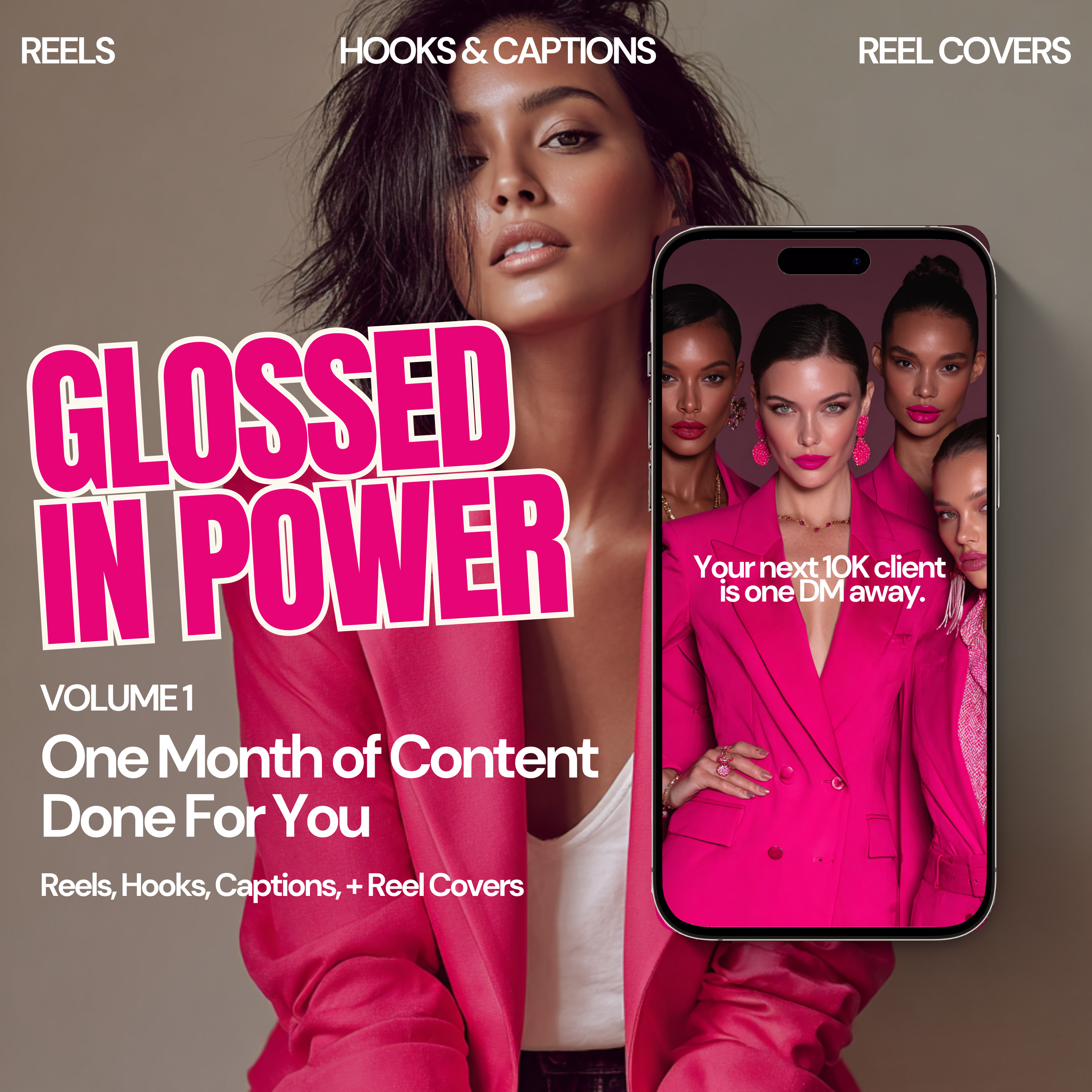 Glossed In Power | 30-Day Luxury Content System