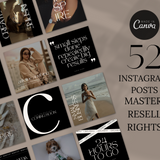 52 MRR Aesthetic Social Media Posts