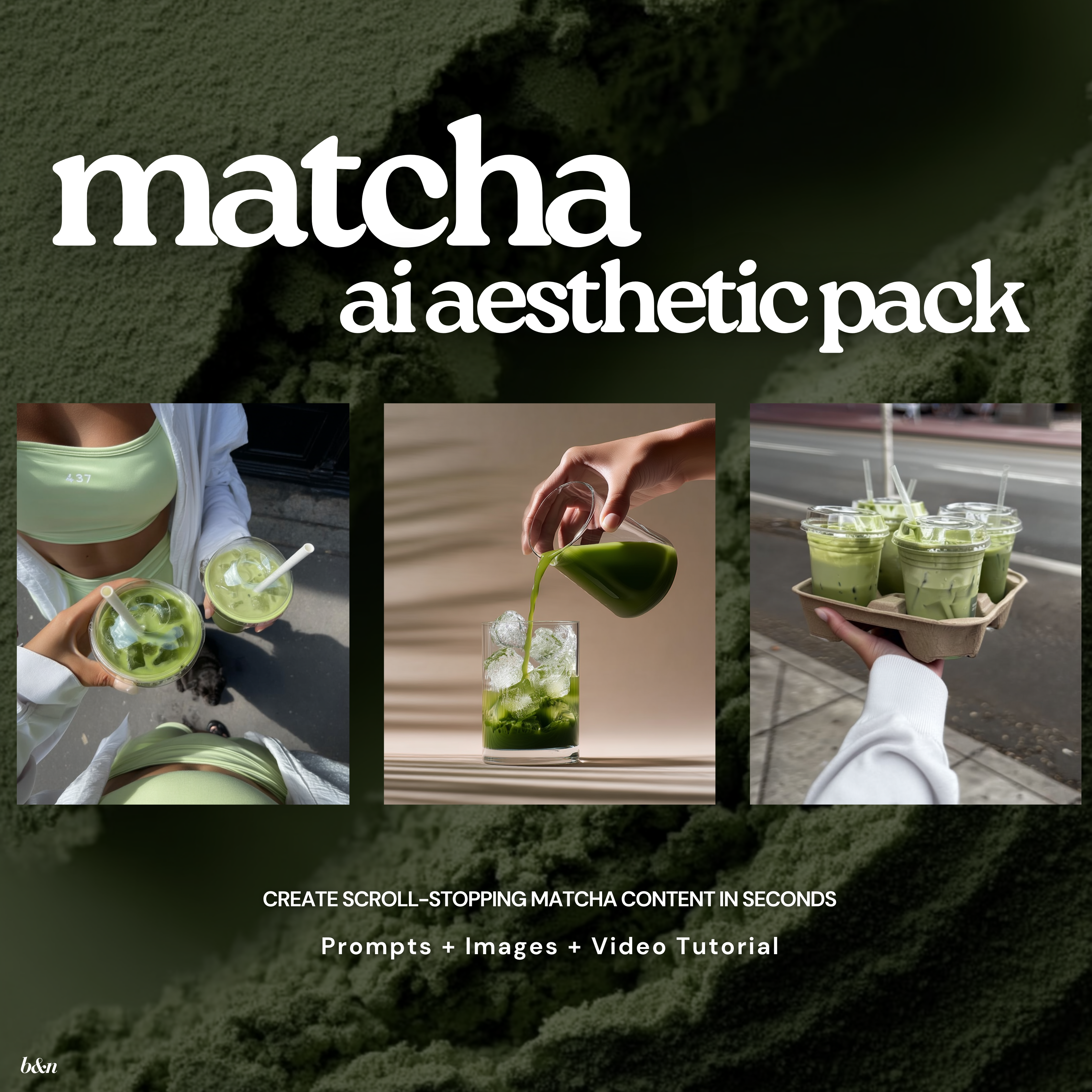 Matcha AI Aesthetic Pack Prompts, Images + Video Tutorial