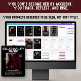 Glow Up Tracker Planner | Digital Planner for Confidence, Progress & Power