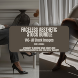 140 Faceless AI Marketing Stock Images Bundle