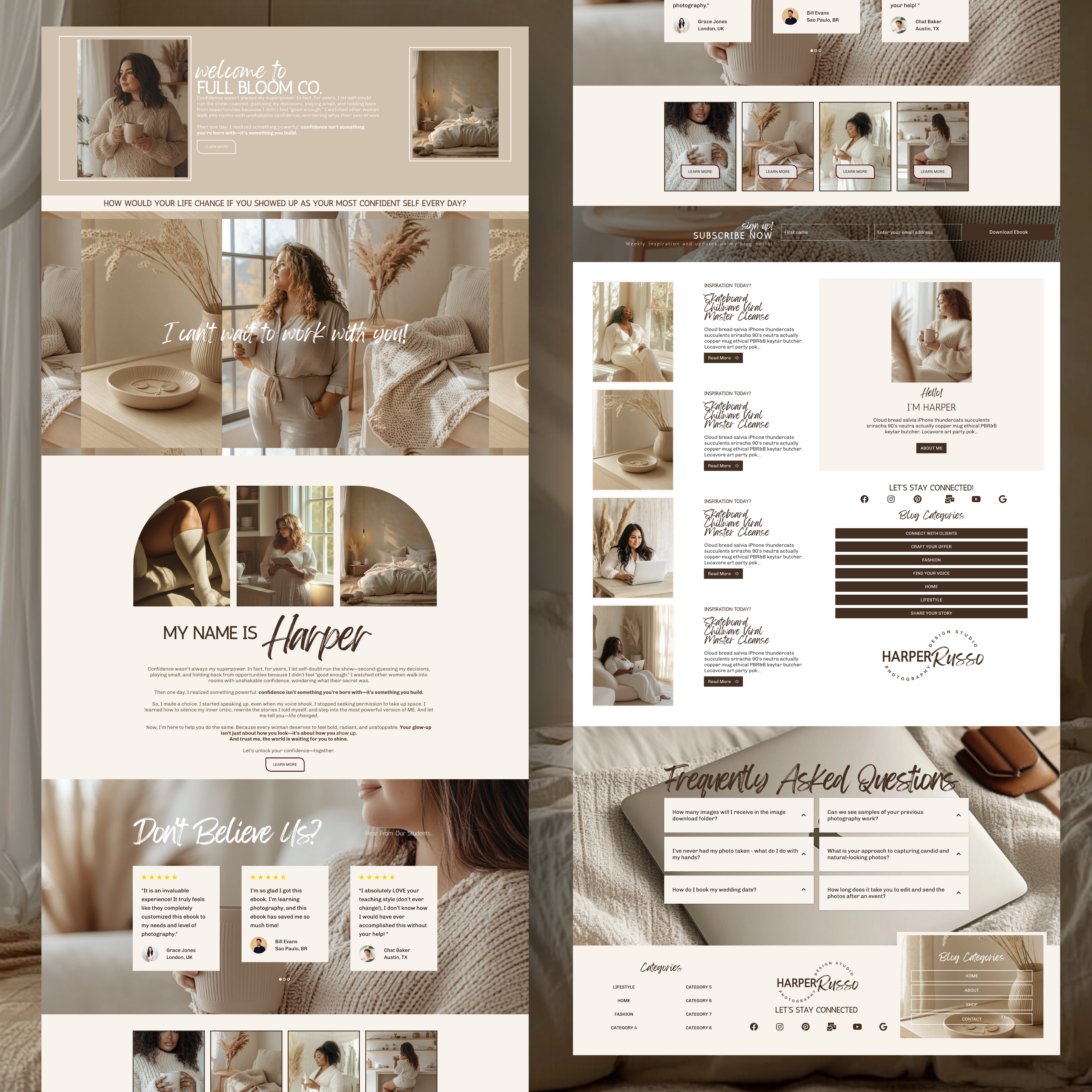 Full Bloom Boho Systeme.io Funnel