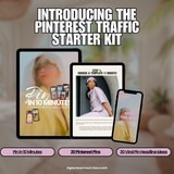 Pinterest Traffic Starter Kit | Viral Templates + Headlines (Pin in 10 Minutes)