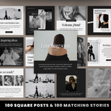 200 Business Social Media Design Instagram Bundle