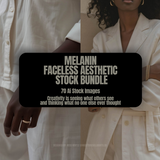 70 Luxury Melanin Faceless AI Stock Photos