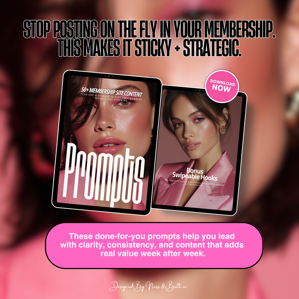 50+ Content Prompts for Membership Sites & Communities