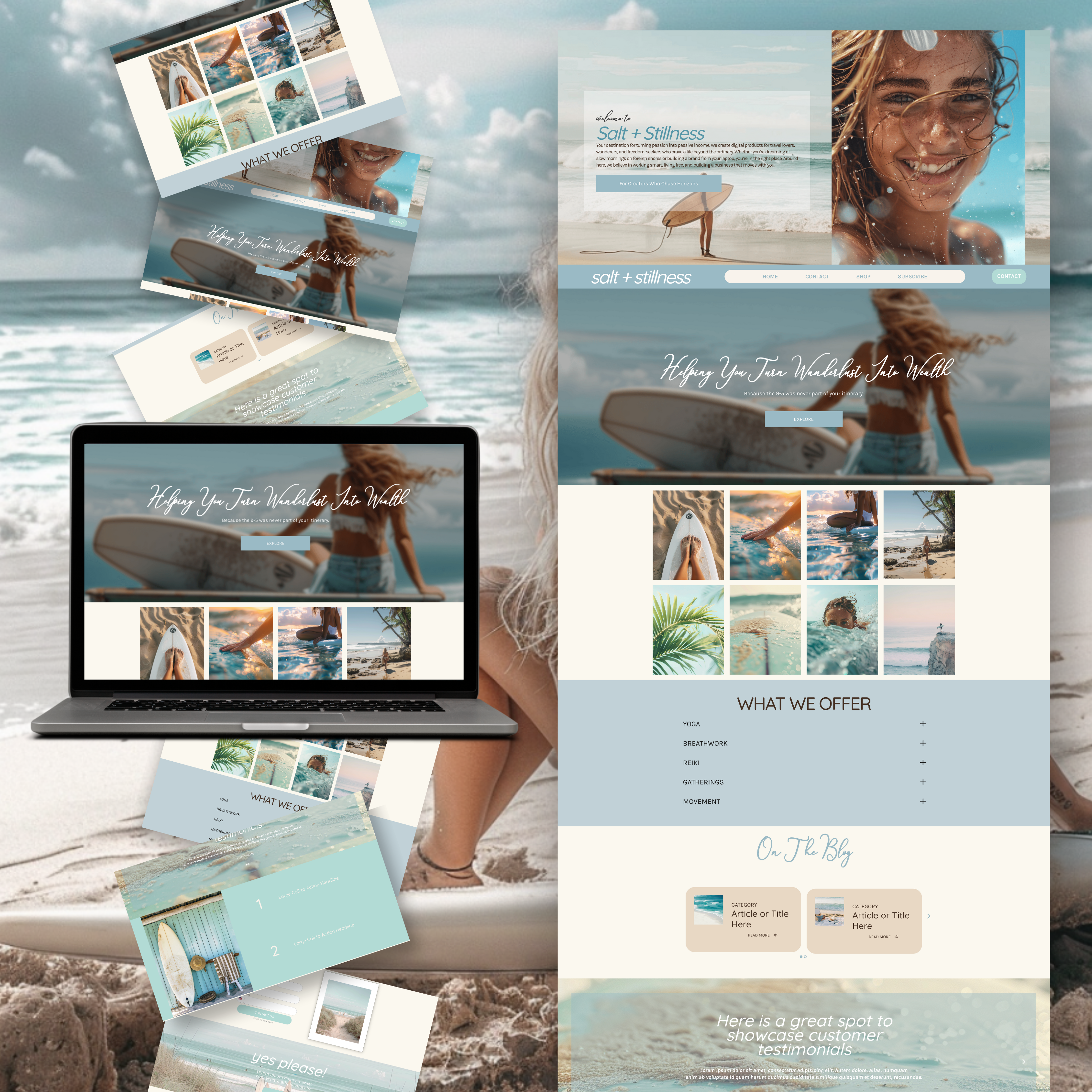 Salt & Stillness Systeme.io Funnel