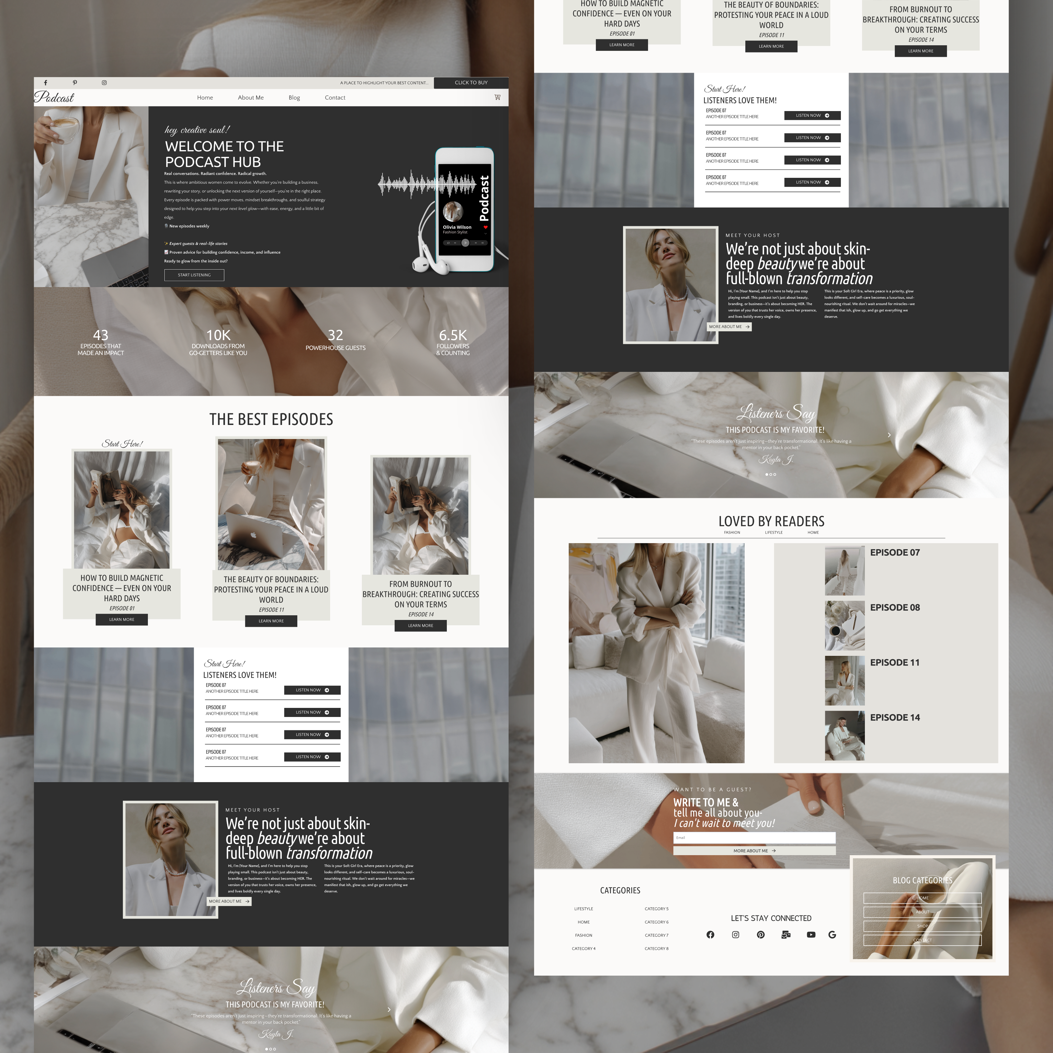 The Minimal CEO Podcast Systeme.io Funnel