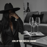 70 Luxury Melanin Faceless AI Stock Photos