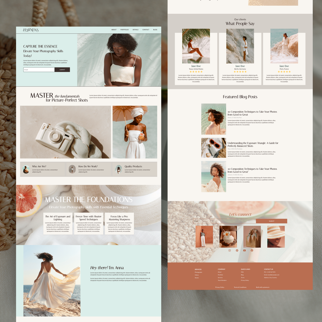 Melanin Tropics Systeme.io Funnel