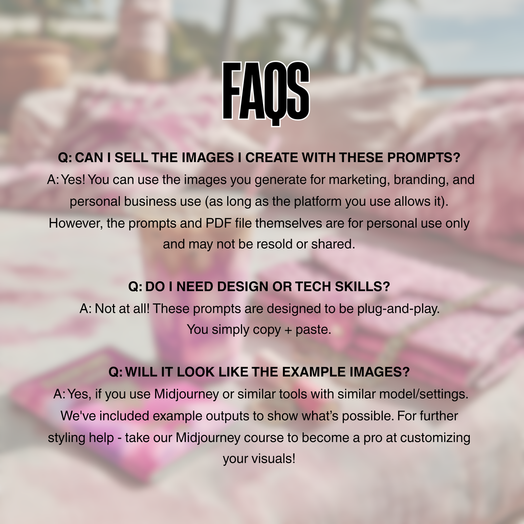 50+ Hot Tropics MidJourney Prompt Pack