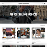 Digital Creators Cove Premium Theme Shopify Website