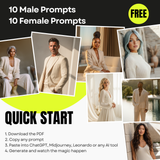 20 Free Photorealistic AI Prompts