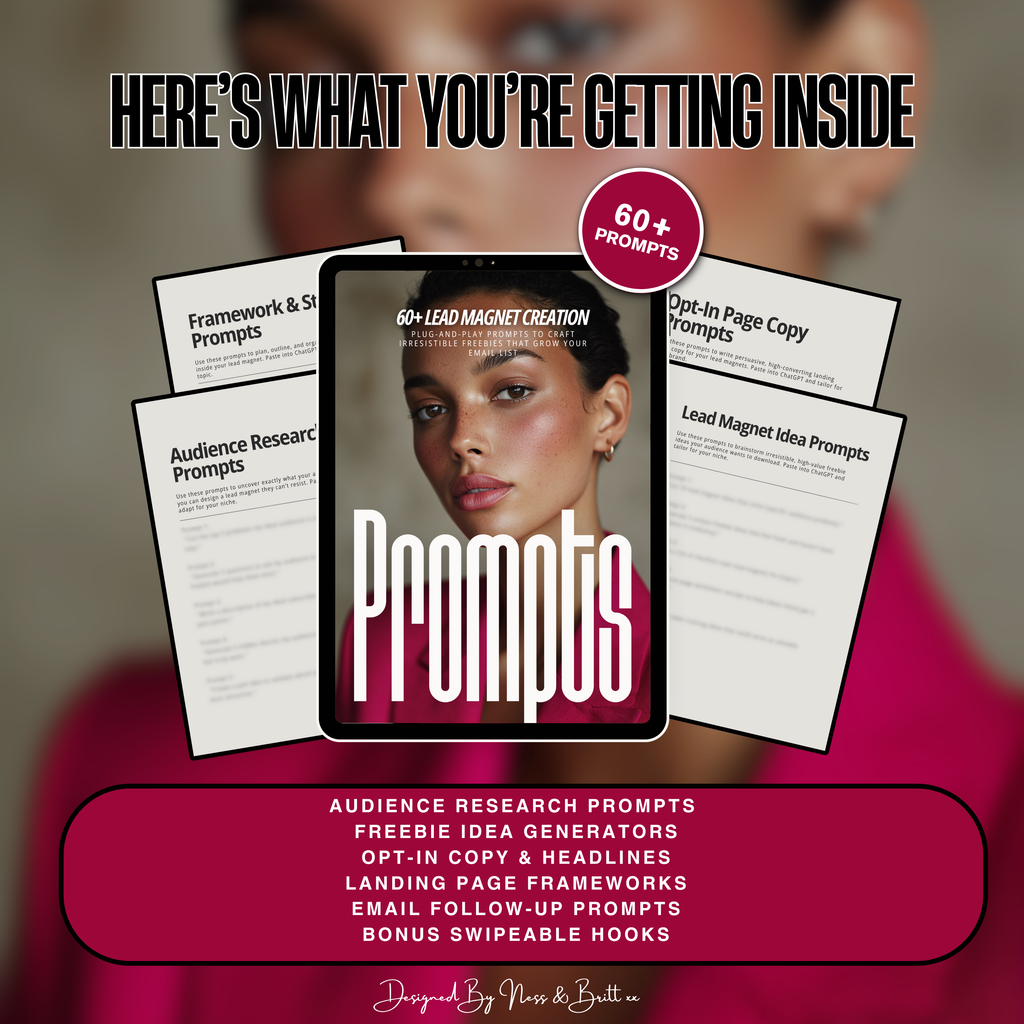 60+ AI Prompts for High-Converting Lead Magnets
