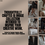 70 Luxury Melanin Faceless AI Stock Photos