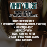 The Glow Lab Co: Ready-to-Launch Beauty Brand Package (Theme + Products + Store Setup)