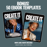 Create It™ App |  Write & Launch eBooks in Minutes + White Label