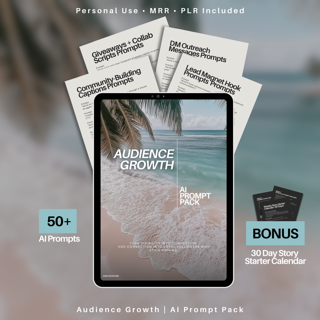 50+ Audience Growth Prompts | Community Building + Visibility Strategy