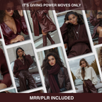 Burgundy Ambition | CEO Aesthetic AI Image Pack