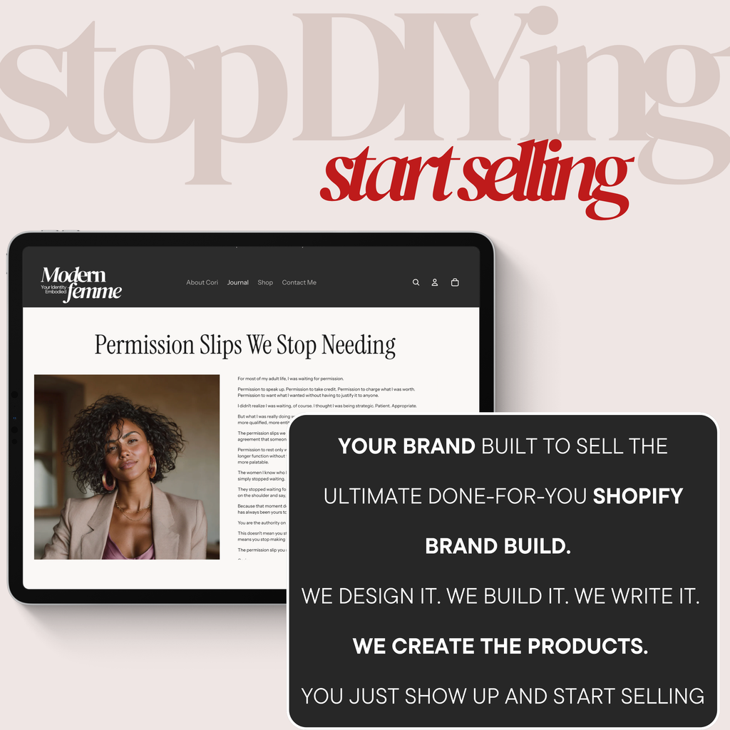 We Build Your Brand | Modern Femme Case Study