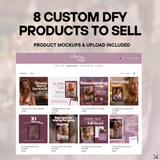 A fully custom Shopify store, products, social media content and SEO.. done for you.