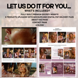 A fully custom Shopify store, products, social media content and SEO.. done for you.