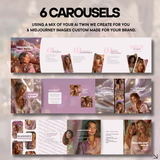 A fully custom Shopify store, products, social media content and SEO.. done for you.