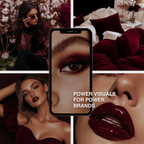 Cherry Bloom | Dark Red Luxe Aesthetic Image Pack