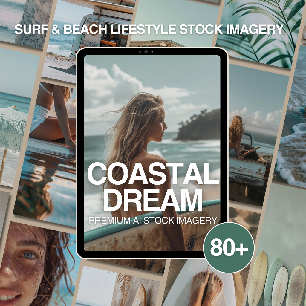 Coastal Dream | Surf & Beach Lifestyle AI Image Pack