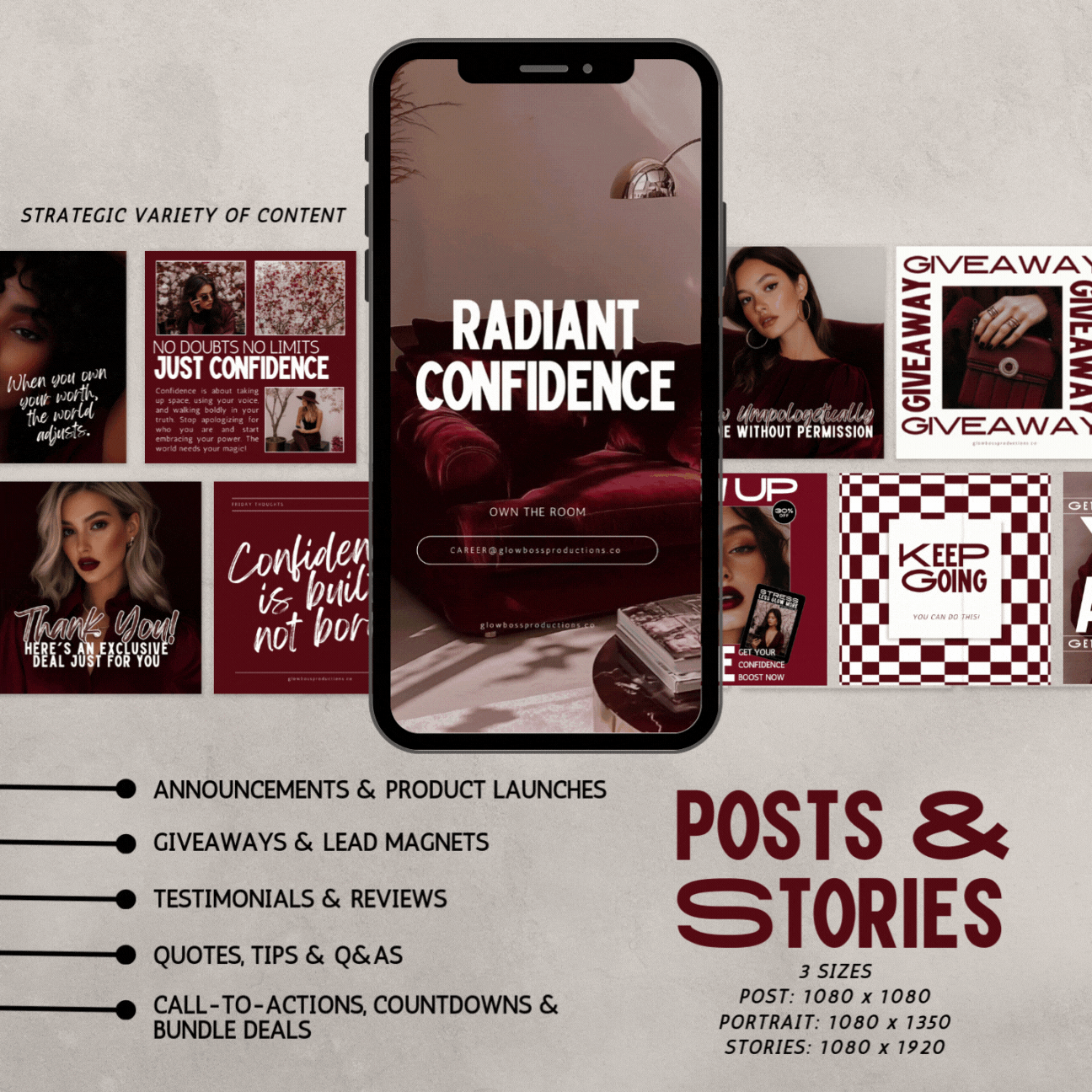 The Confidence Brand Collection | Plug & Play Funnel + Product Kit