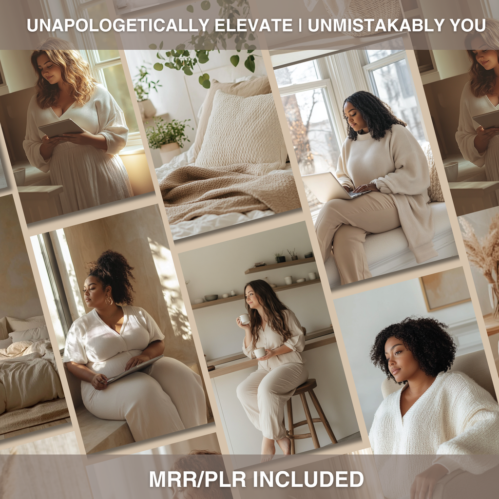 Cozy Plus Size | Empowered Lifestyle Image Collection