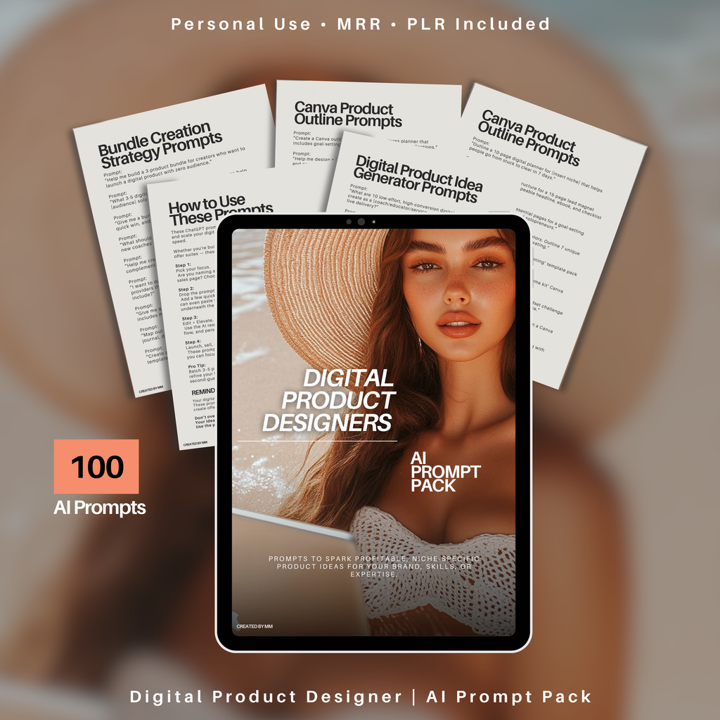 100+ Digital Product Prompts for Creators