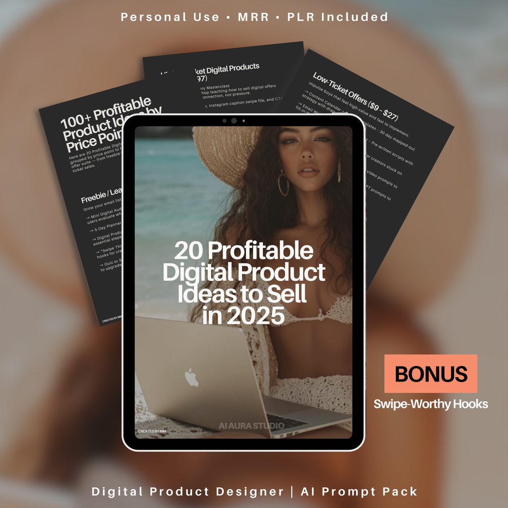 100+ Digital Product Prompts for Creators