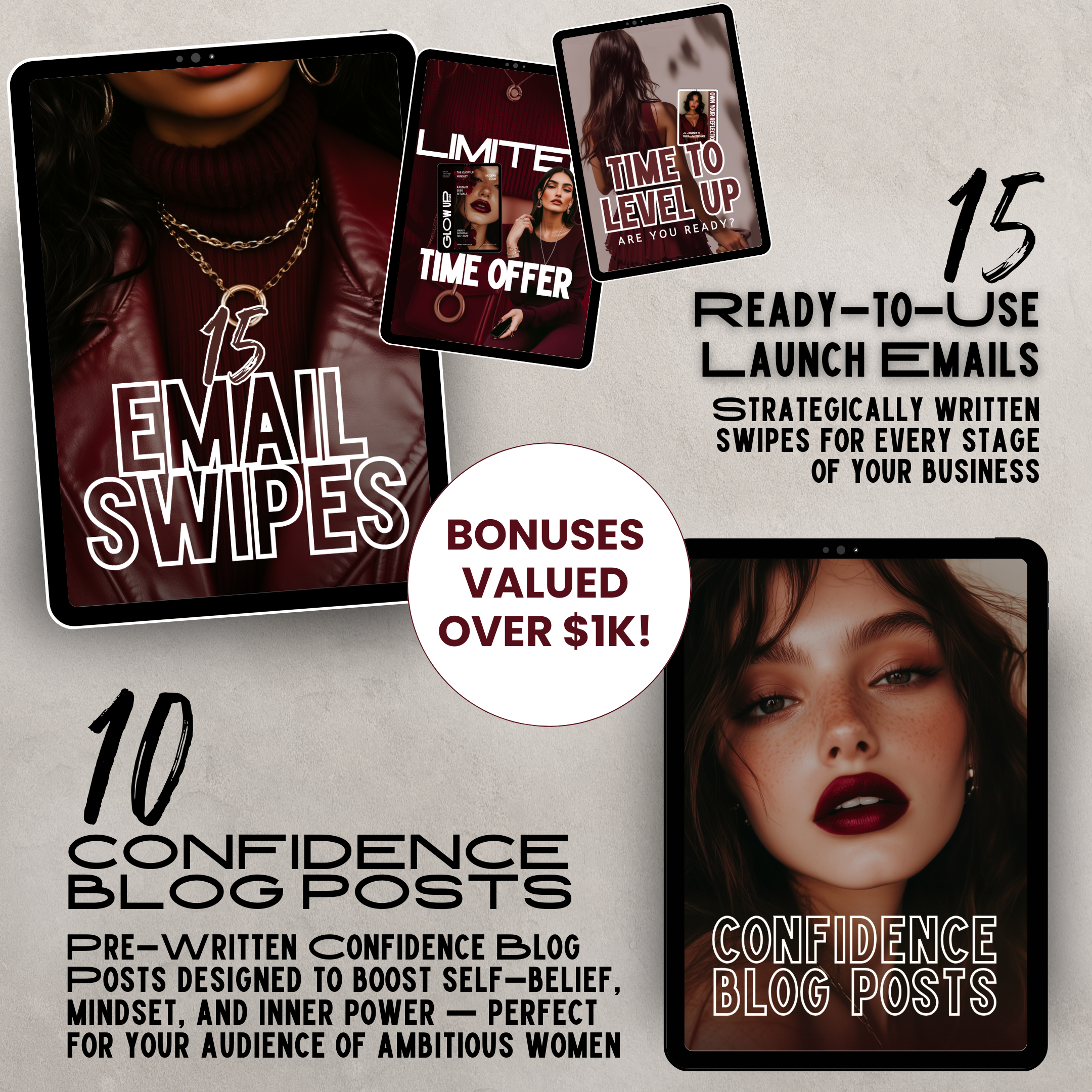 The Confidence Brand Collection | Plug & Play Funnel + Product Kit