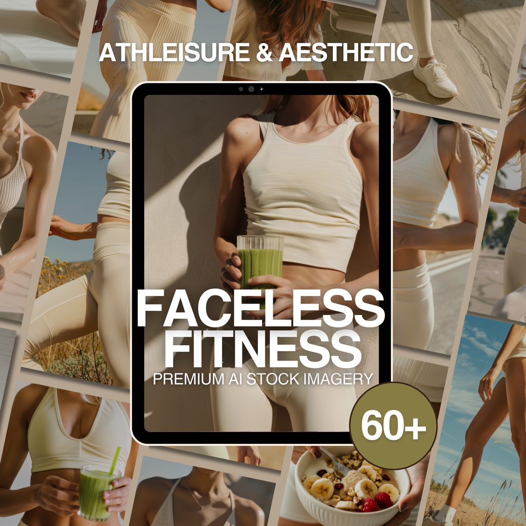 Faceless Fitness | Athleisure & Wellness Stock Image Pack