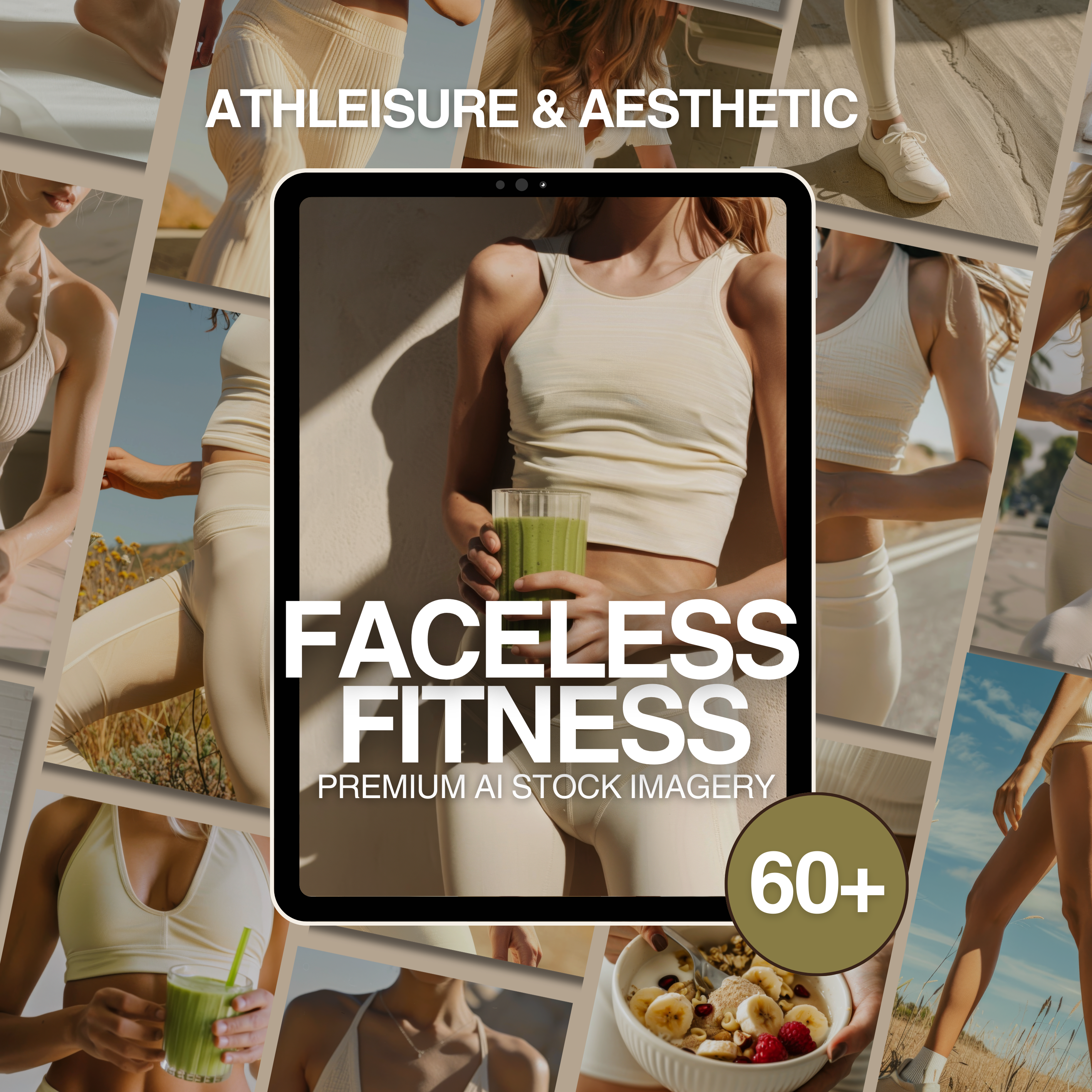 Faceless Fitness | Athleisure & Wellness Stock Image Pack