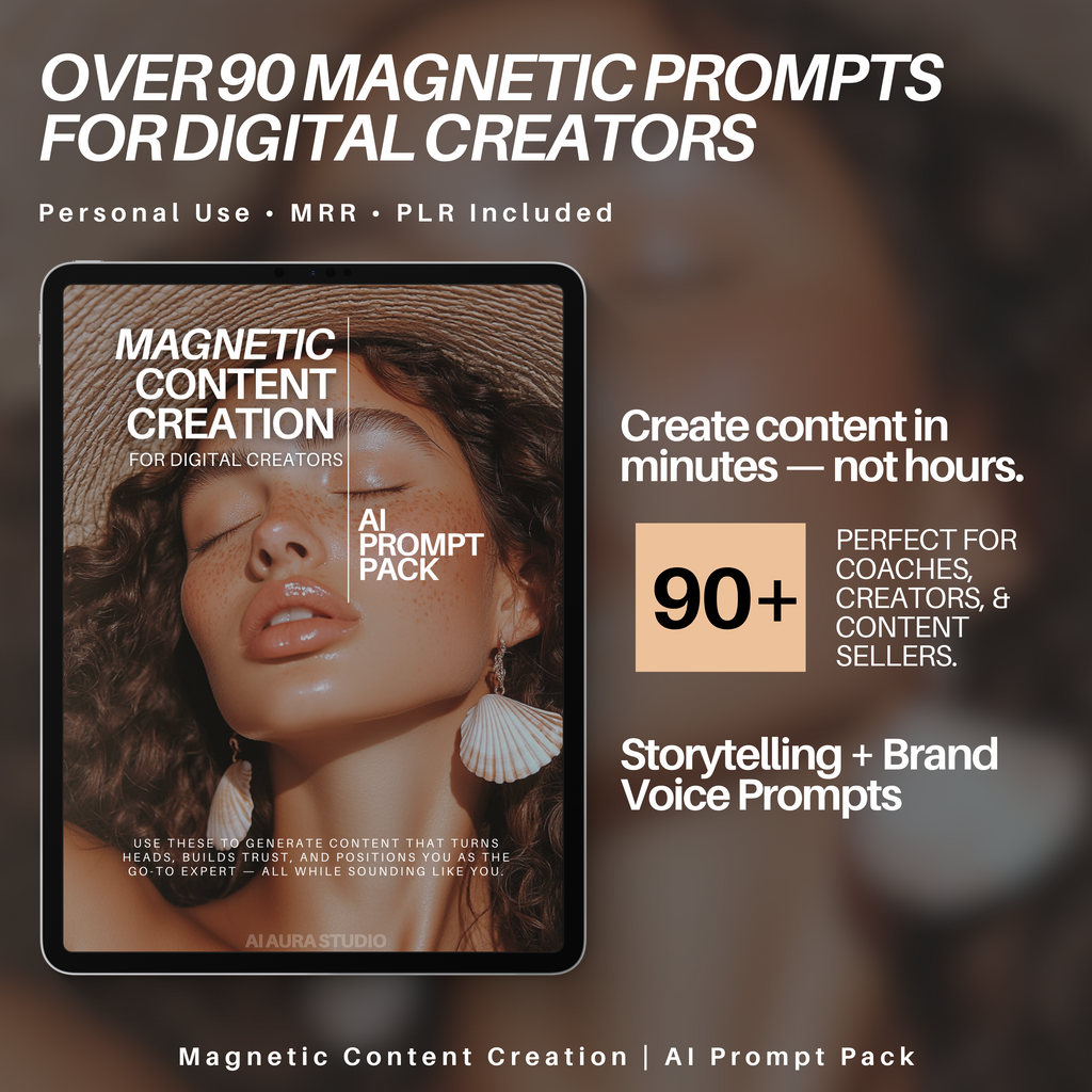 90+ Magnetic Content Prompts for Digital Creators