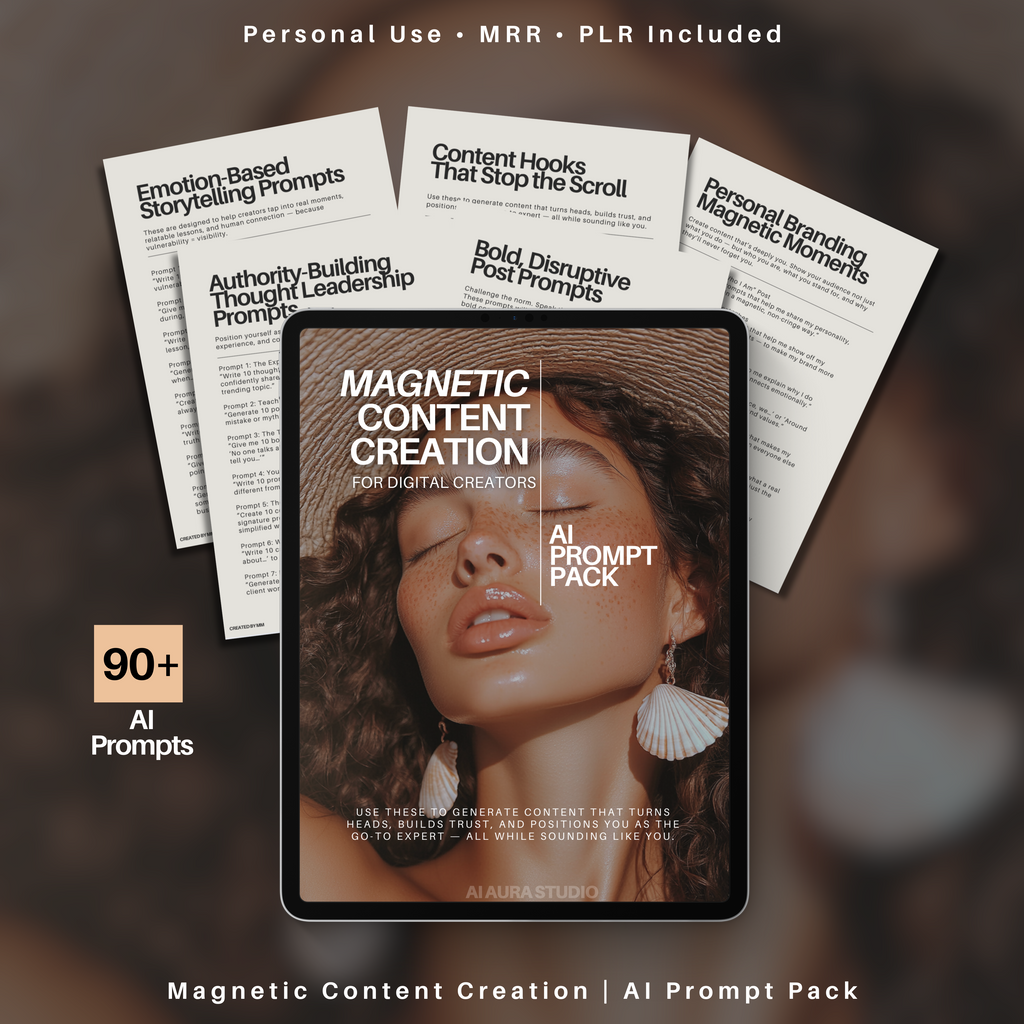 90+ Magnetic Content Prompts for Digital Creators