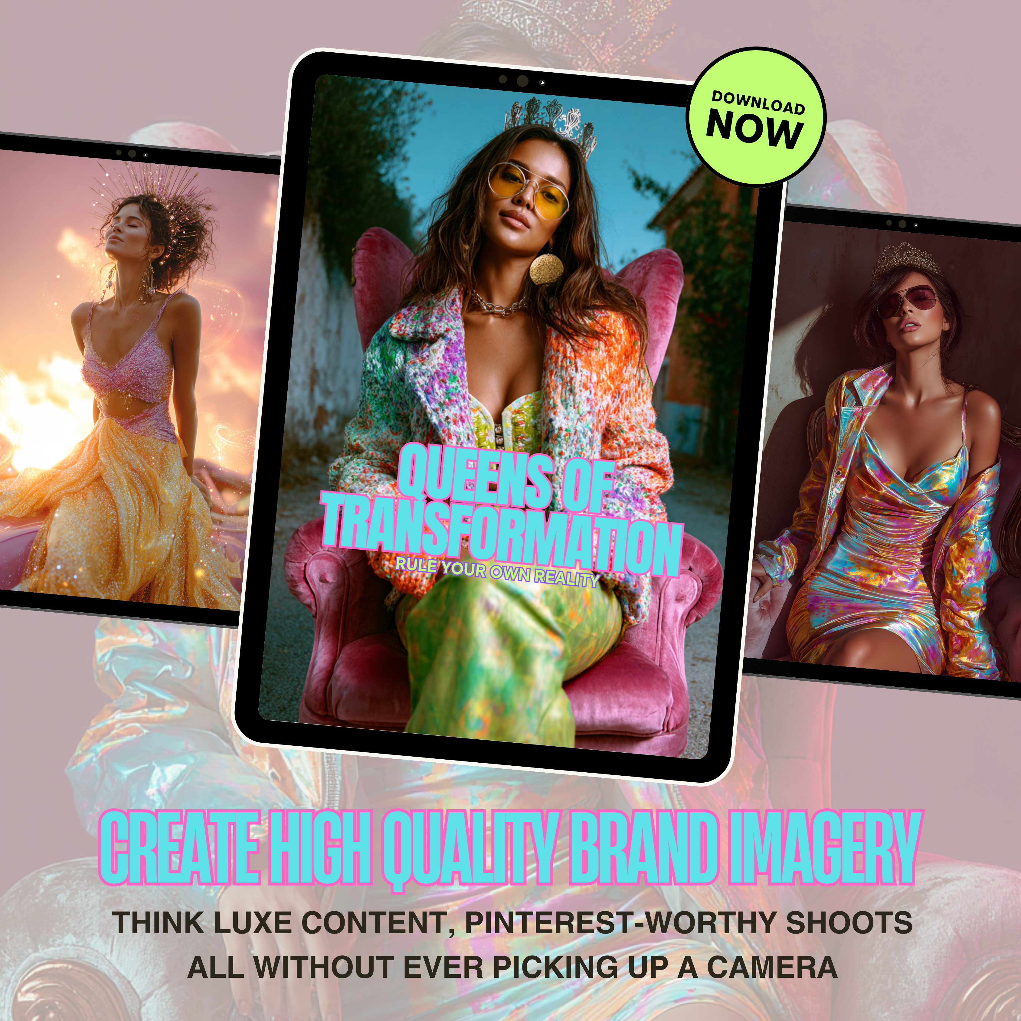 Queens of Transformation AI Image Prompt Pack