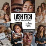 40+ Lash Tech Midjourney Prompt Pack