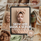 Skincare Mask & Scrub Aesthetic Image Bundle