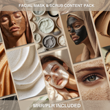 Skincare Mask & Scrub Aesthetic Image Bundle