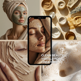 Skincare Mask & Scrub Aesthetic Image Bundle