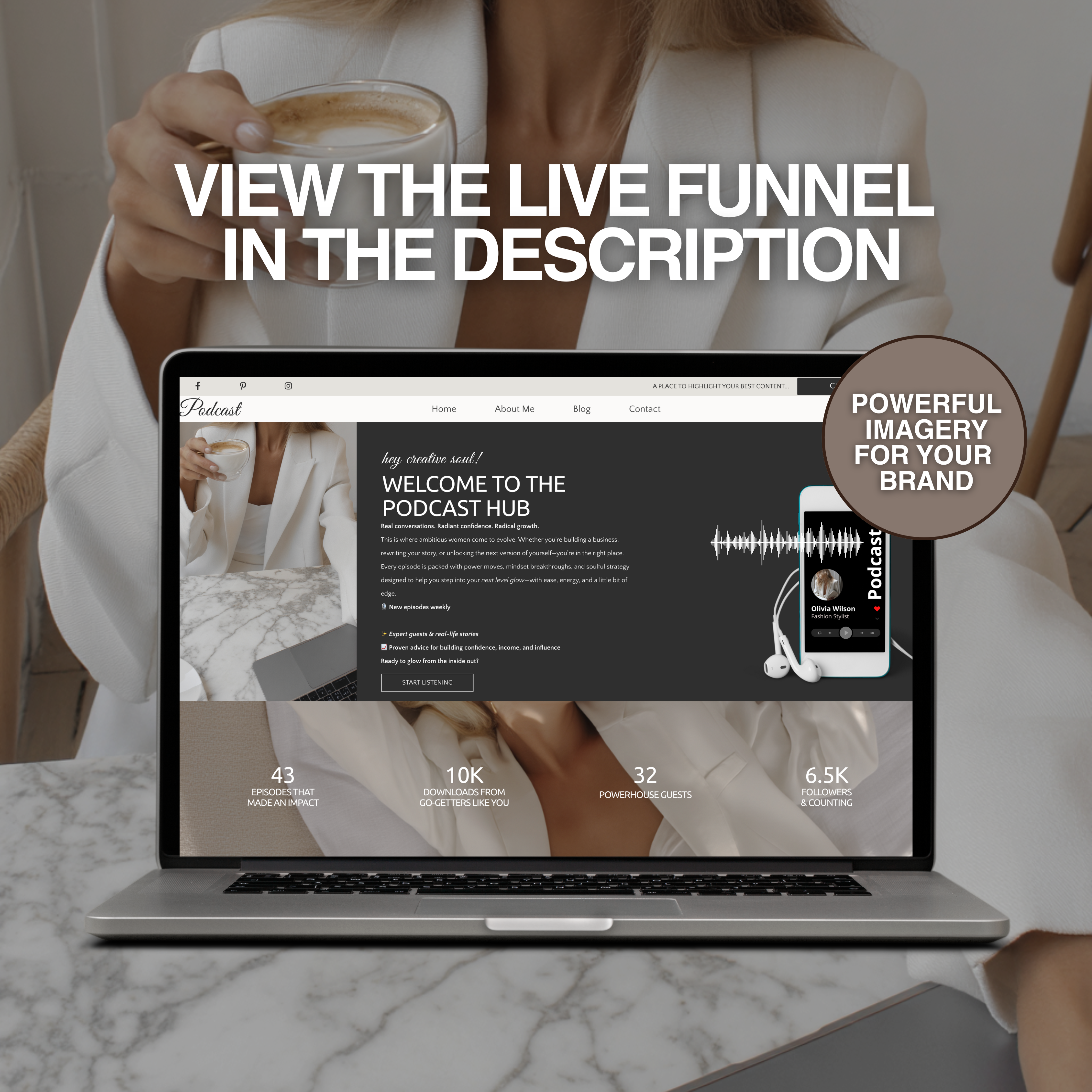 The Minimal CEO Podcast Systeme.io Funnel