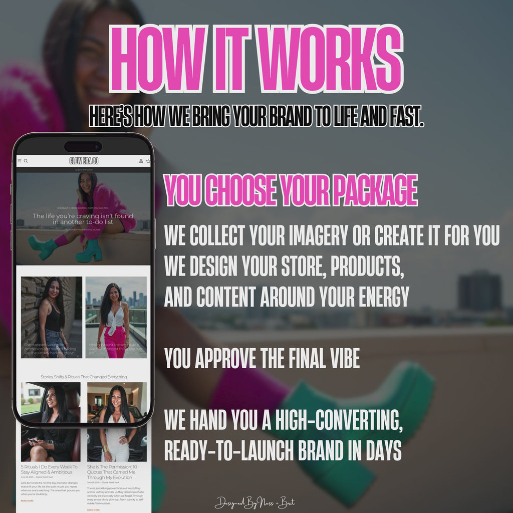 Your Brand. Built to Sell. In Days.