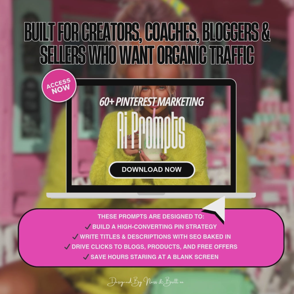 Pinterest Marketing AI Prompt Pack