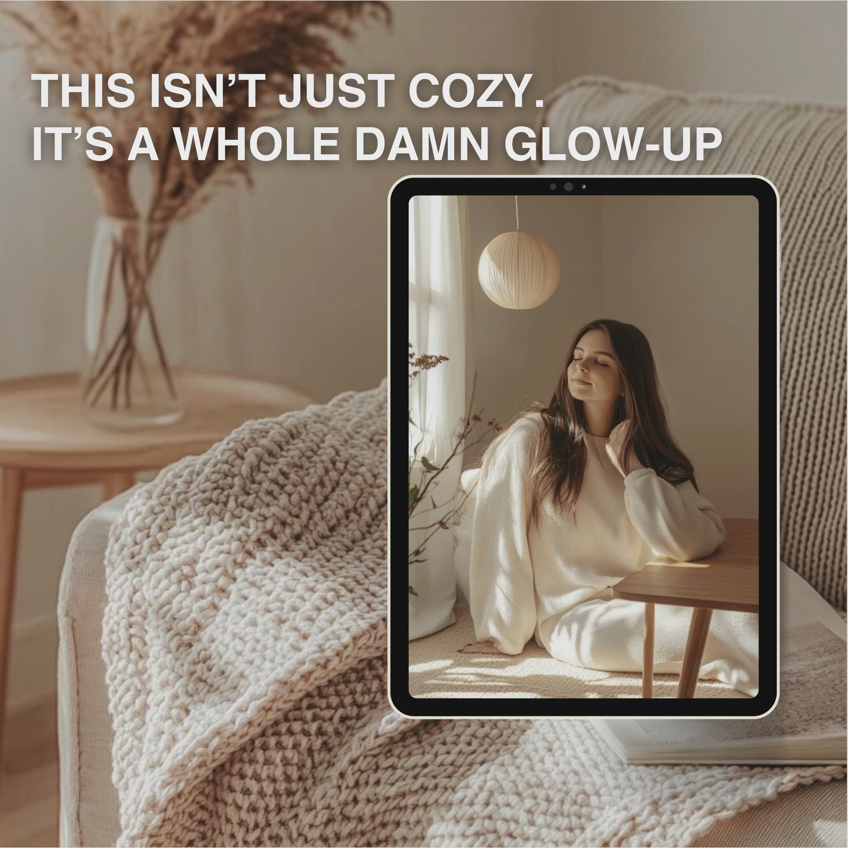 Cozy Plus Size | Empowered Lifestyle Image Collection